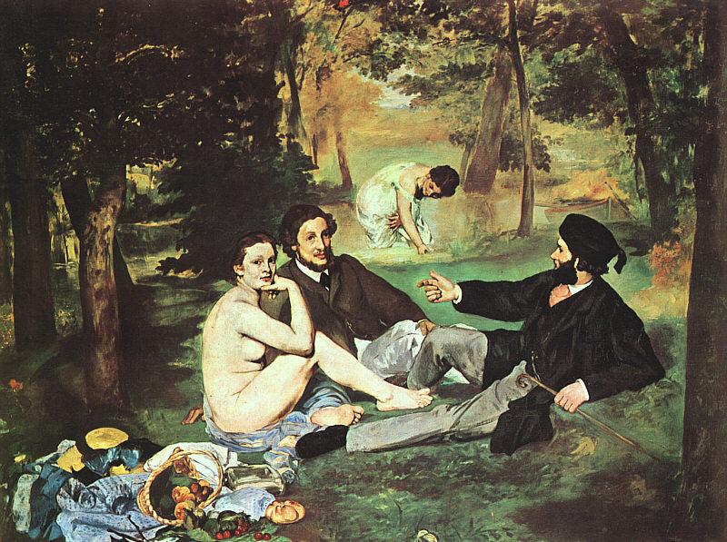 Edouard Manet Luncheon on the Grass oil painting picture